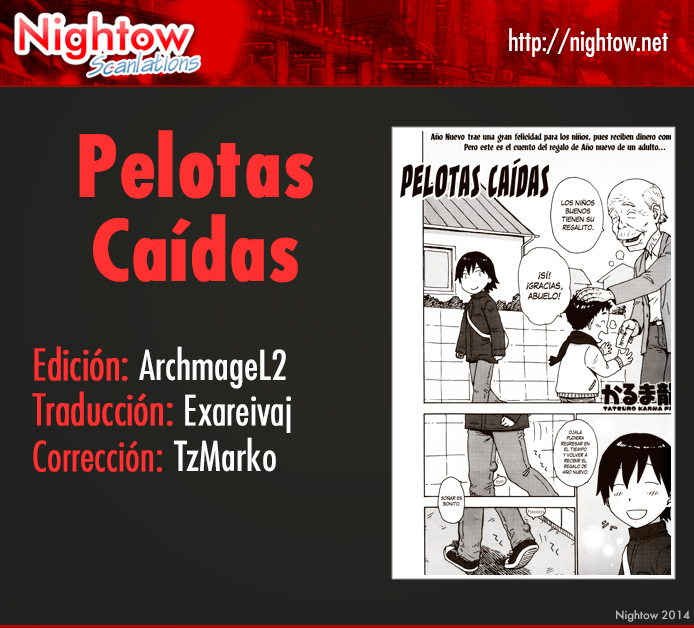 Oneshot – [Nightow] Pelotas caidas