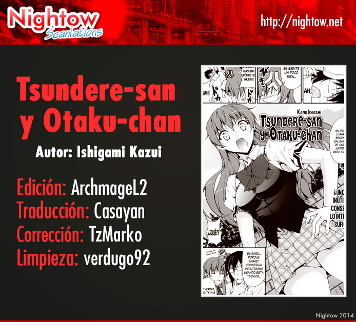 Oneshot – [Nightow] Tsundere-san y Otaku-chan