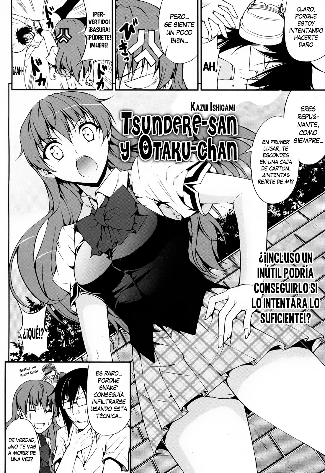 Oneshot – [Nightow] Tsundere-san y Otaku-chan